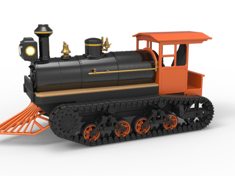 Vintage Monster tank Version 4 Scale 1 to 25 3Dプリントモデル