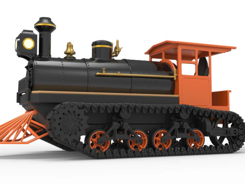 Vintage Monster tank Version 4 Scale 1 to 25 3D Print Model