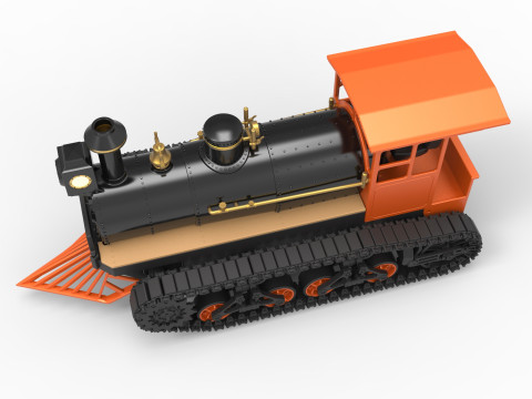 Vintage Monster tank Version 4 Scale 1 to 25 Modelo de Impressão 3D
