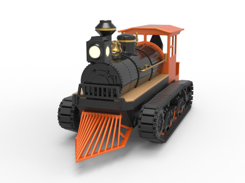 Vintage Monster tank Version 4 Scale 1 to 25 Modelo de Impressão 3D