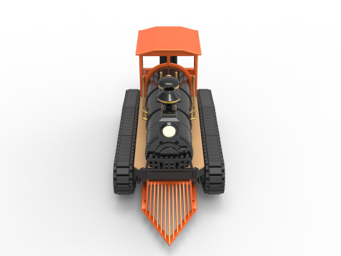 Vintage Monster tank Version 4 Scale 1 to 25 Modelo de Impressão 3D