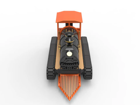 Vintage Monster tank Version 4 Scale 1 to 25 3D Print Model