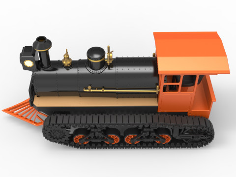 Vintage Monster tank Version 4 Scale 1 to 25 Modelo de Impressão 3D
