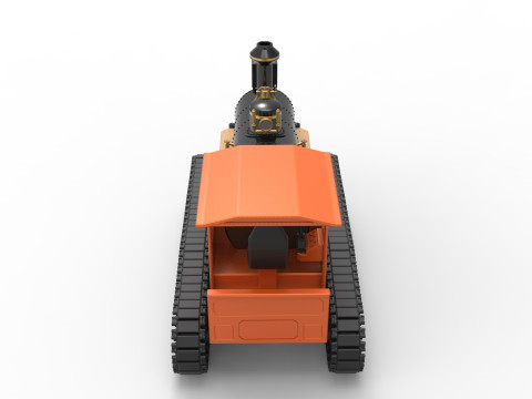 Vintage Monster tank Version 4 Scale 1 to 25 Modelo de Impressão 3D