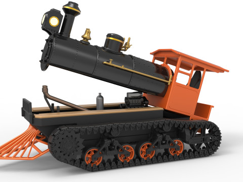 Vintage Monster tank Version 4 Scale 1 to 25 Modelo de Impressão 3D