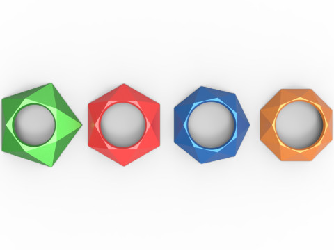 Pokeball stand Set 4 3Dプリントモデル