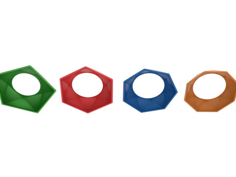 Pokeball stand Set 4 3Dプリントモデル