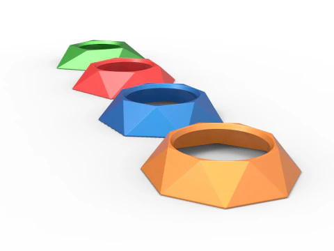 Pokeball stand Set 4 3D Print Model