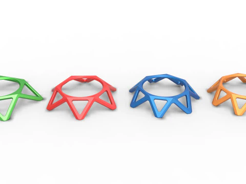 Pokeball stand Set 5 3D Print Model
