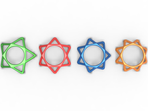 Pokeball stand Set 5 3D प्रिंट मॉडल