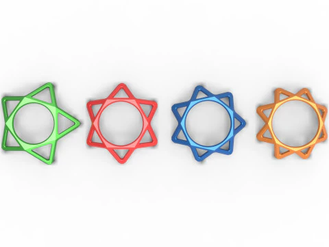 Pokeball stand Set 5 3D Print Model