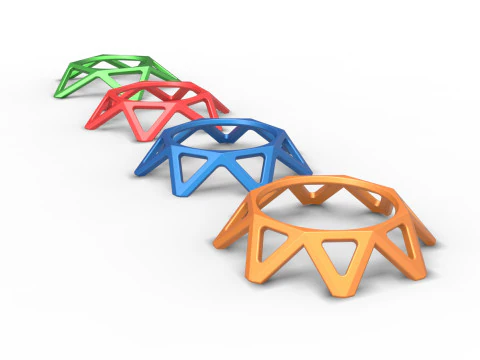 Pokeball stand Set 5 3D Print Model