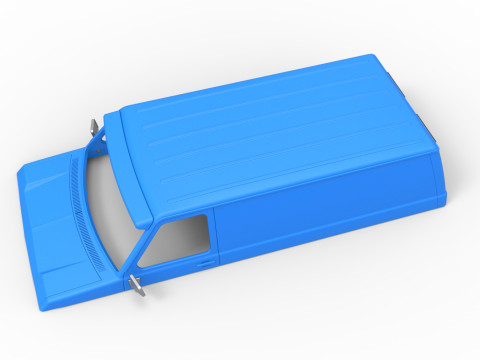 Shell for Vintage Monster tank Version 3 Scale 1 to 25 3D Print Model