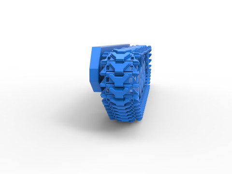  特価ブログのポータルサイト Vintage for Track Monster 3D 25 to 1 Scale 2 Version tank CAD