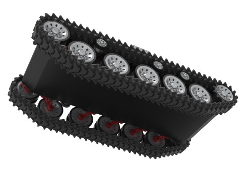 Vintage Monster tank Base Version 2 Scale 1 to 25 3D 프린트 모델