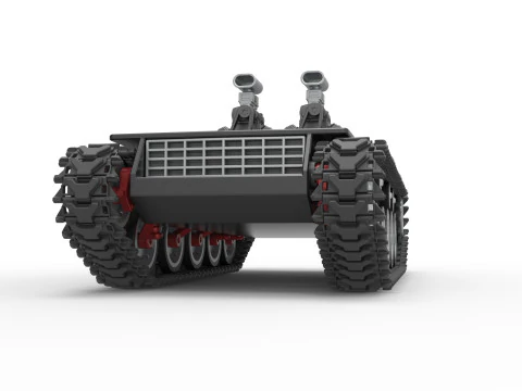Vintage Monster tank Base Version 2 Scale 1 to 25 3D Print Model