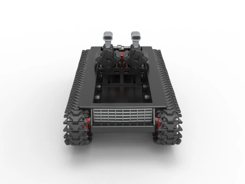 Vintage Monster tank Base Version 2 Scale 1 to 25 3D Print Model