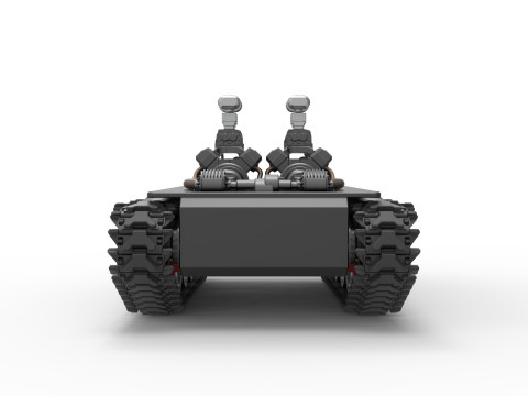 Vintage Monster tank Base Version 2 Scale 1 to 25 3D 프린트 모델