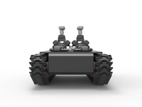 Vintage Monster tank Base Version 2 Scale 1 to 25 3D Print Model