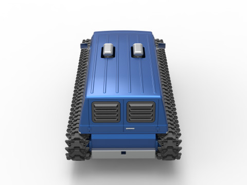 Vintage Monster tank Version 5 Scale 1 to 25 3D 프린트 모델