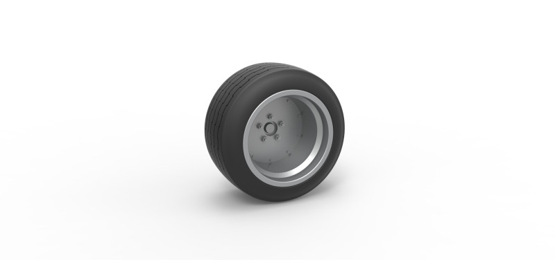 Wheel of Bosozoku style car Scale 1 to 25 Modelo de Impressão 3D .c4d .max .obj .3ds .fbx .stl .blend 