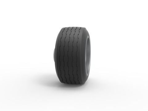 Wheel of Bosozoku style car Scale 1 to 25 Modelo de Impressão 3D