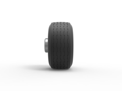 Wheel of Bosozoku style car Scale 1 to 25 Modelo de Impressão 3D