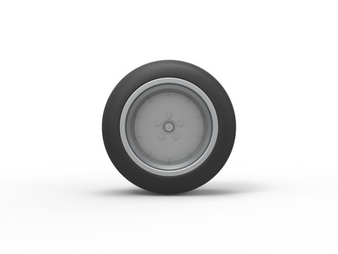 Wheel of Bosozoku style car Scale 1 to 25 Modelo de Impressão 3D