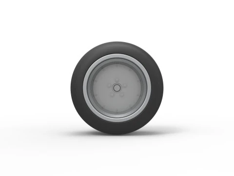 Wheel of Bosozoku style car Scale 1 to 25 3D Print Model