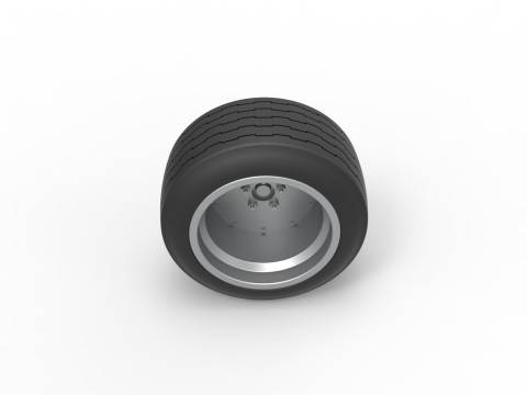 Wheel of Bosozoku style car Scale 1 to 25 Modelo de Impressão 3D