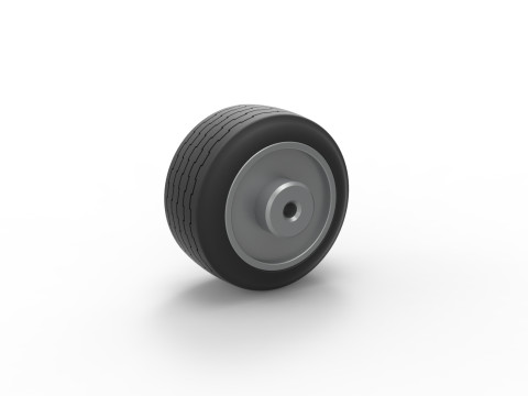 Wheel of Bosozoku style car Scale 1 to 25 Modelo de Impressão 3D