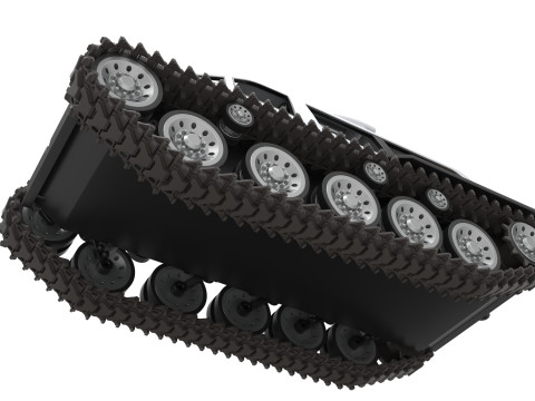 Vintage Monster tank Version 6 Scale 1 to 25 3D 프린트 모델