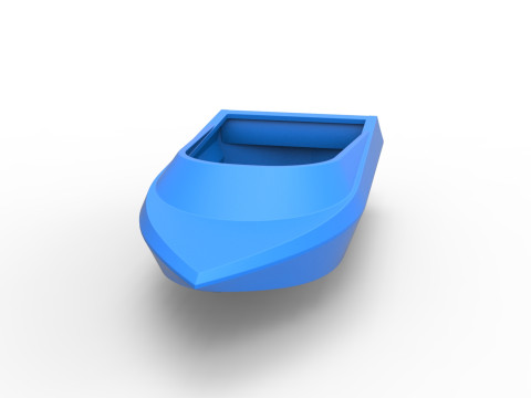 Speed boat hull Version 2 Scale 1 to 25 3D Принт Модель
