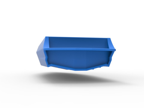Speed boat hull Version 3 Scale 1 to 25 3D Baskı Modeli