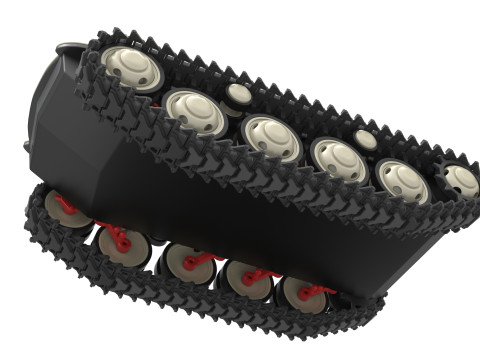 Vintage Monster tank Version 7 Scale 1 to 25 3D प्रिंट मॉडल