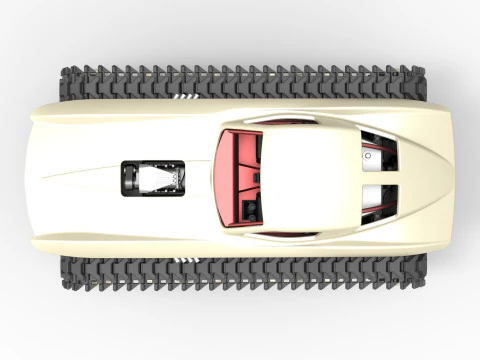 Carro armato Monster vintage versione 7 scala da 1 a 25 Modello di stampa 3D