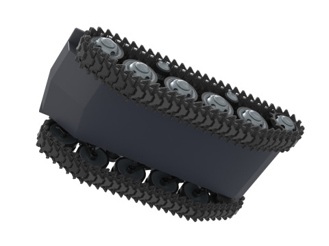 Vintage Monster tank Base Version 3 Scale 1 to 25 3D Print Model