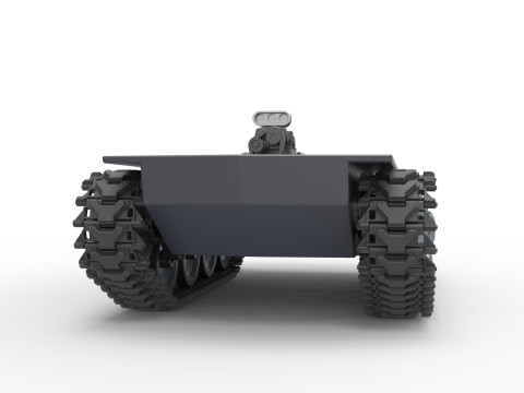 Vintage Monster tank Base Version 3 Scale 1 to 25 3D Print Model