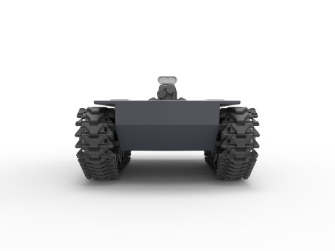 Vintage Monster tank Base Version 3 Scale 1 to 25 3D Print Model
