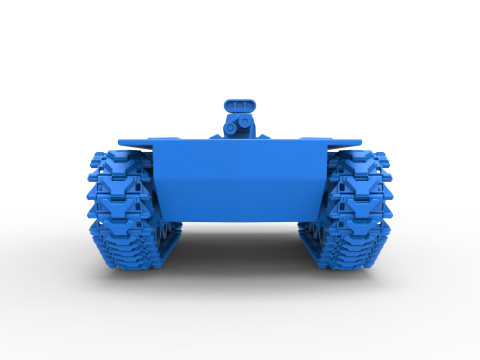 Vintage Monster tank Base Version 3 Scale 1 to 25 3D Print Model