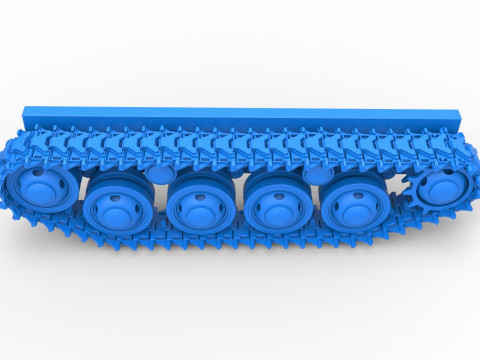 Track for Vintage Monster tank Version 3 Scale 1 to 25 3D 프린트 모델