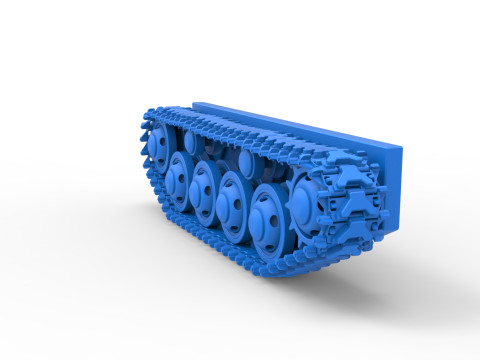 Track for Vintage Monster tank Version 3 Scale 1 to 25 3D 프린트 모델