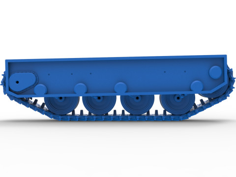 Track for Vintage Monster tank Version 3 Scale 1 to 25 3D 프린트 모델