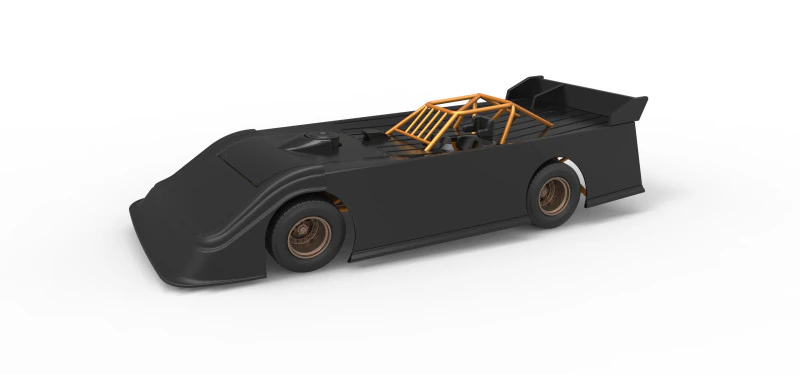 Super Dirt Late model Version 2 Scale 1 to 25 3D Print Model .c4d .max .obj .3ds .fbx .stl .blend 