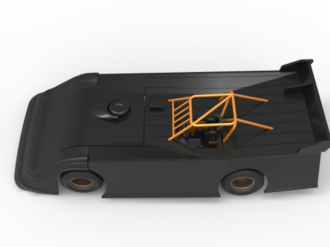 Super Dirt Late model Version 2 Scale 1 to 25 Modelo de Impressão 3D