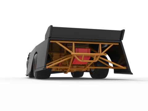 Super Dirt Late model Version 2 Scale 1 to 25 3D Print Model