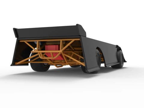Super Dirt Late model Version 2 Scale 1 to 25 3D Print Model