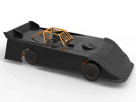 Super Dirt Late model Version 2 Scale 1 to 25 Modelo de Impressão 3D