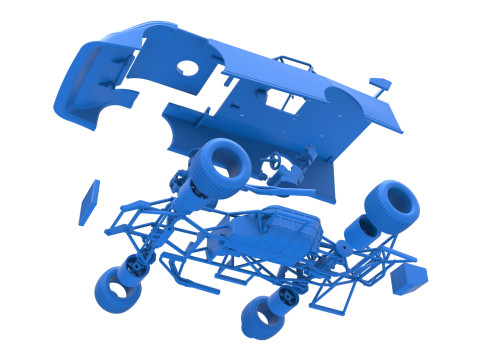 Super Dirt Late model Version 2 Scale 1 to 25 Modelo de Impressão 3D