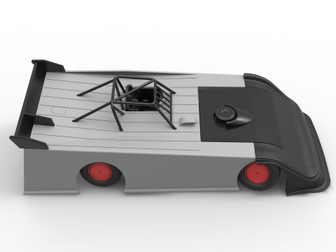 Super Dirt Late model while turning Version 2 Scale 1 to 25 3Dプリントモデル